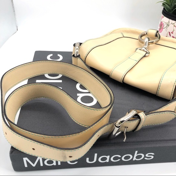 Marc Jacobs Authentic Leather Buckle Crossbody Bag - Picture 6 of 14